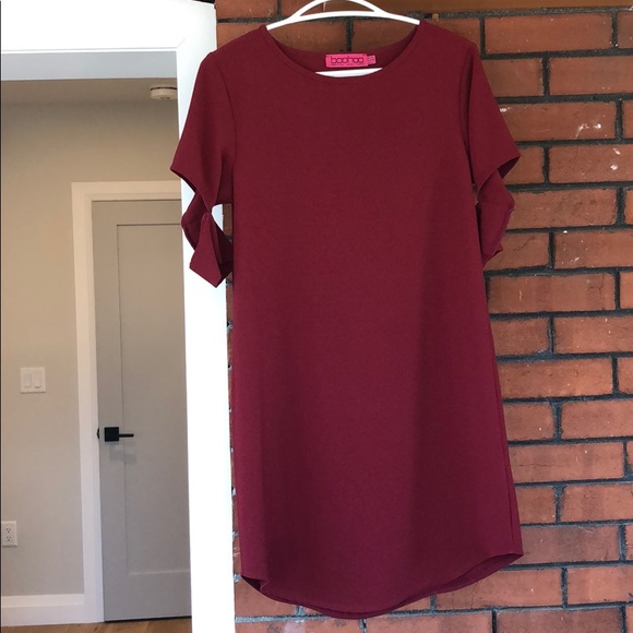 Maroon shift dress - Picture 1 of 3